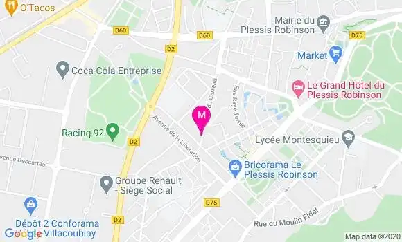 Localisation Dr Audrey Kahan