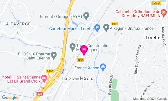 Localisation Dr Virginie Berthet Cavy