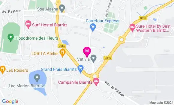 Localisation Dr Anne Christine Aubry