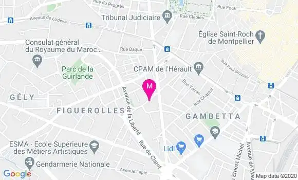 Localisation Dr Brigitte Villadoro