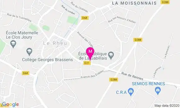 Localisation Dr Celine Garnier
