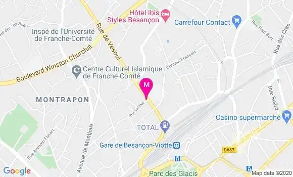 Localisation Dr Melanie Cornut Demazure