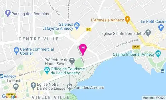 Localisation Dr Lucie Chedot