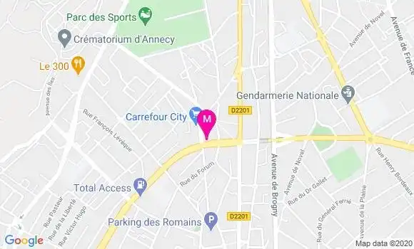Localisation Dr Arnaud Beurey