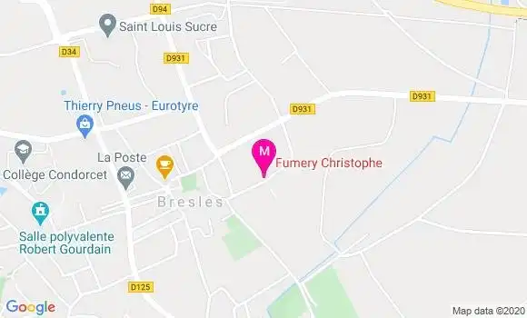 Localisation Dr Maxime Vigneux