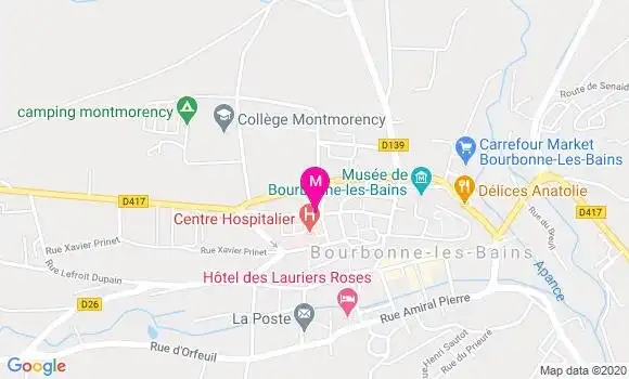 Localisation Dr Bruno Michel