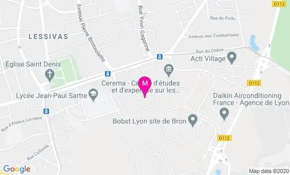 Localisation Dr Martine Hours