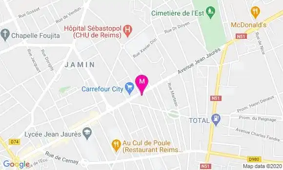 Localisation Dr Yann Poulizac