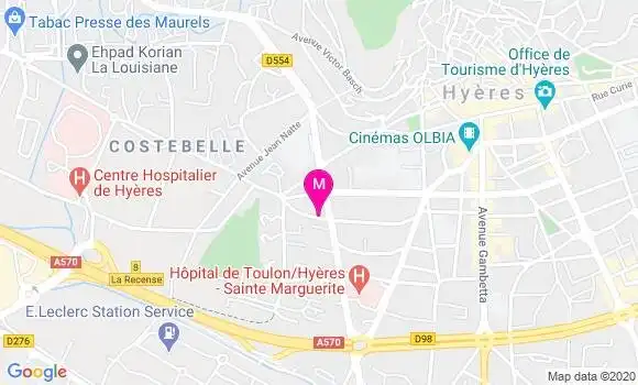 Localisation Dr Philippe Bernard