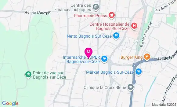 Localisation Dr Nathalie Frayssines