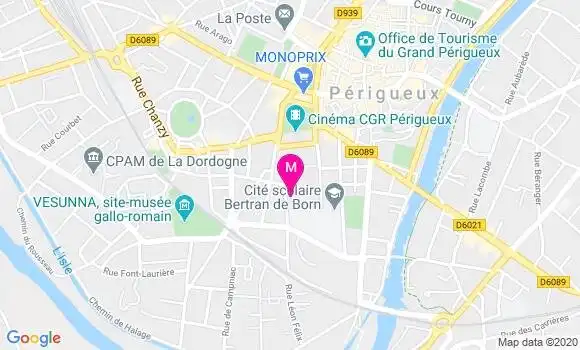 Localisation Dr Pierre Laur