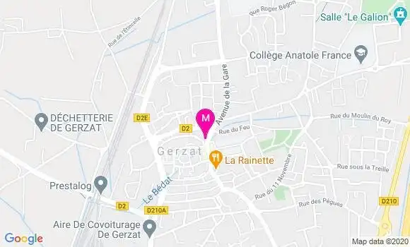 Localisation Dr Julie Martz
