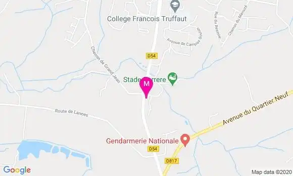 Localisation Dr Guillaume Vesselle