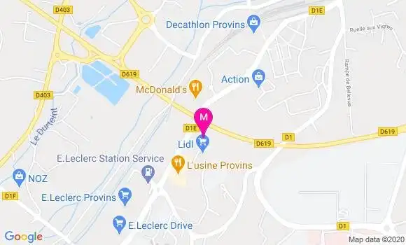 Localisation Dr Giuseppe Nicoletti