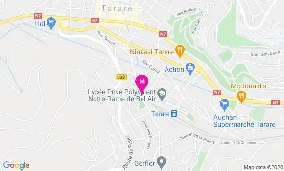 Localisation Dr Celine Verot