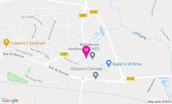 Localisation Dr Fabrice Le Fevre
