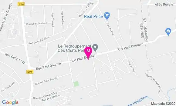 Localisation Dr Morgane Mary