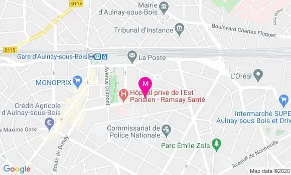 Localisation Dr Philippe Carles