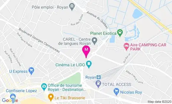 Localisation Dr Isabelle Sancet