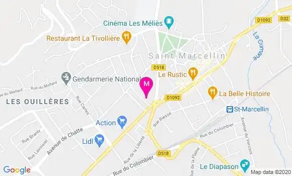Localisation Dr Cedric Mocellin