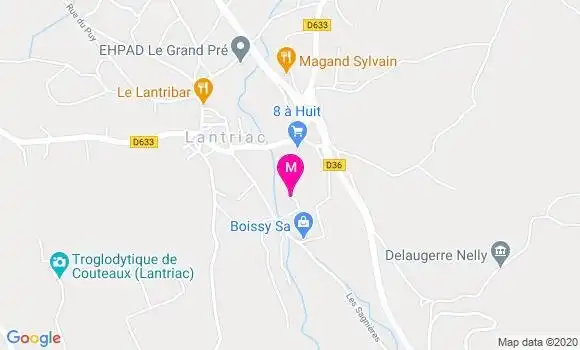 Localisation Dr Pascale Brun