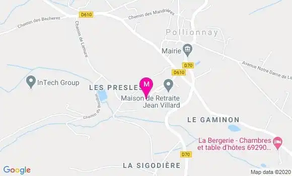 Localisation Dr Blandine Goyet Emery