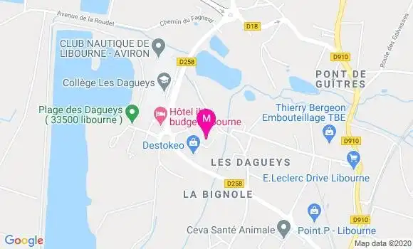 Localisation Dr Marie Noelle Chibrac Dubrana