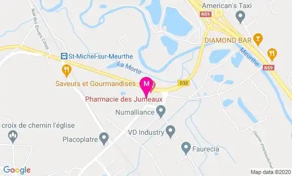 Localisation Dr Celine Moro