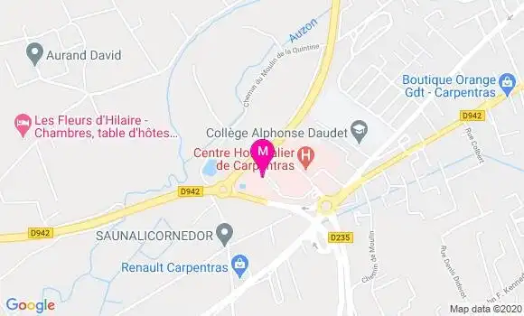 Localisation Dr Frederic Verdy