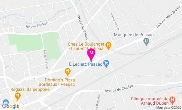 Localisation Dr Laetitia Viaud Poubeau
