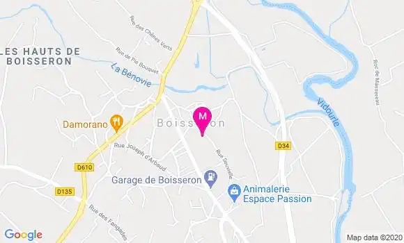 Localisation Dr Marion Chapel Pialot