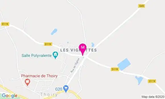 Localisation Dr Brigitte Vautier Jambut