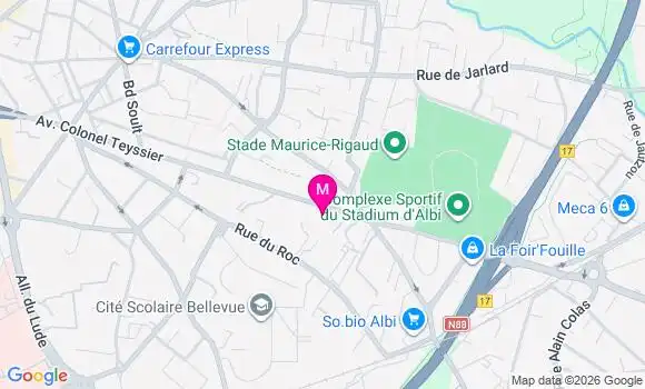 Localisation Dr Nicolas Micheau