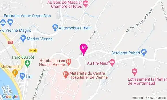 Localisation Dr Celine Prost