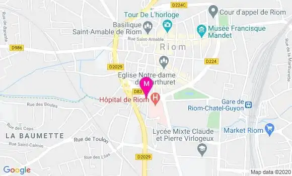Localisation Dr Anne Laure Boucher