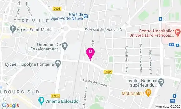Localisation Dr Valentine Nuss