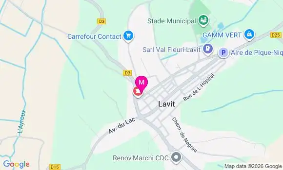 Localisation Dr Bastien Nance