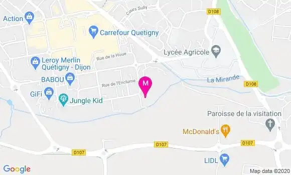 Localisation Dr Mickael Charpentier