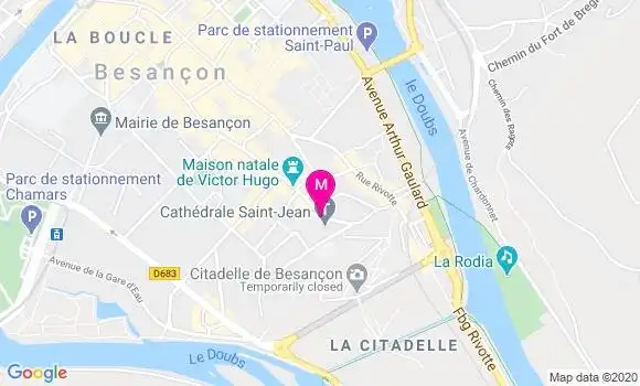 Localisation Dr Christelle Beurtheret