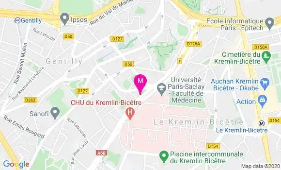 Localisation Dr Gerard Juin