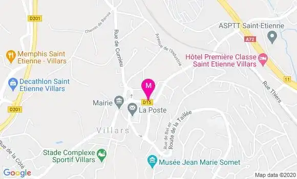 Localisation Dr Catherine Murat