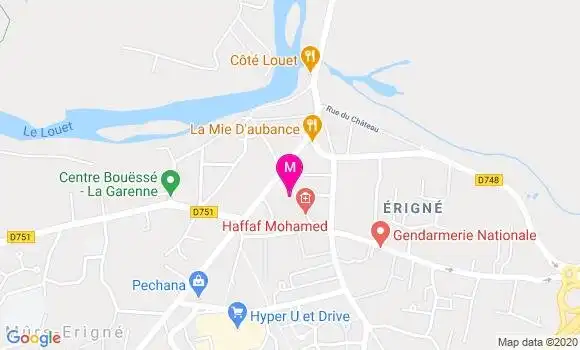 Localisation Dr Isabelle Martinot Nouet