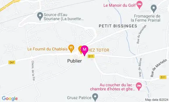 Localisation Dr Caroline Menard