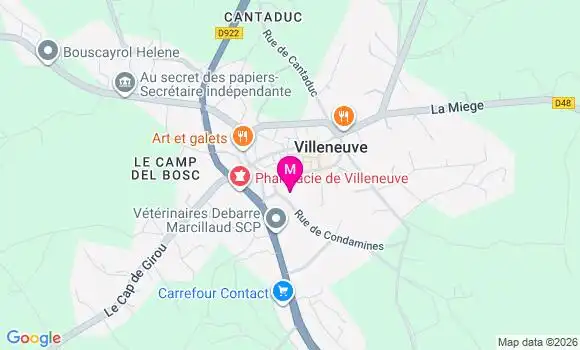 Localisation Dr Hugues Debilly