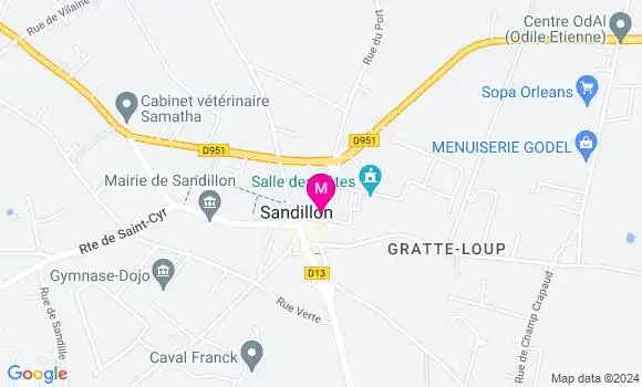 Localisation Dr Catherine Lefebvre