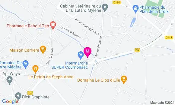 Localisation Dr Elsa Damis