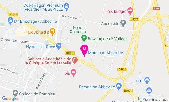 Localisation Dr Thomas Francois