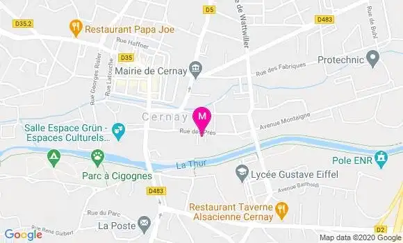 Localisation Dr Aude Andre