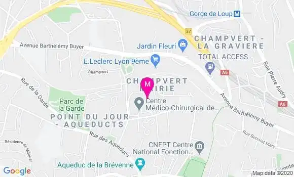 Localisation Dr Lorraine Tedde