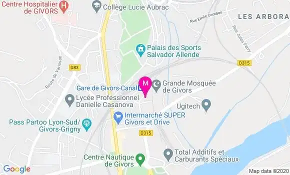 Localisation Dr Vanessa Redjaline